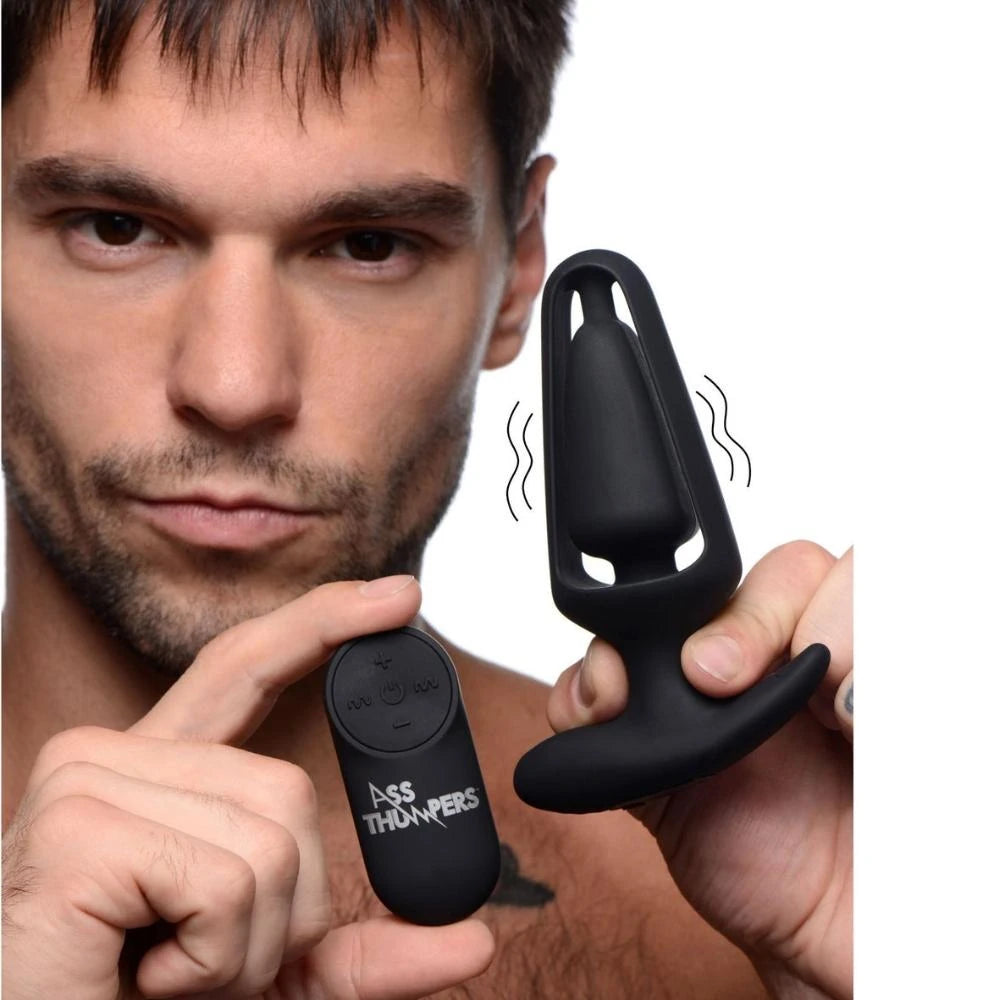 Ass Thumpers Power Uzaktan Kumandalı Titreşimli Anal Plug