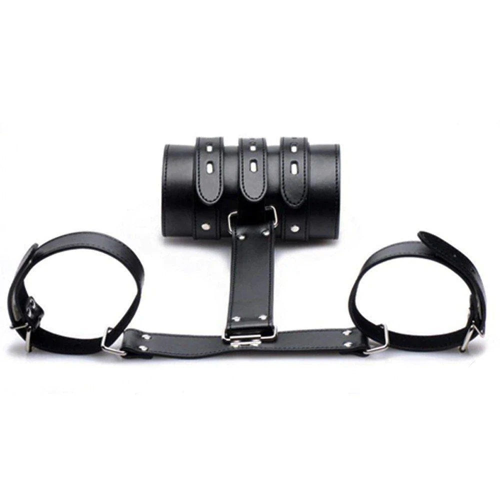 Erox Fetish Fantasy Series Leather Harness Arm Binder Bağlama Seti