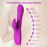 Shequ Riva 10 Modlu G-Bölgesi ve Klitoris Rabbit Vibratör