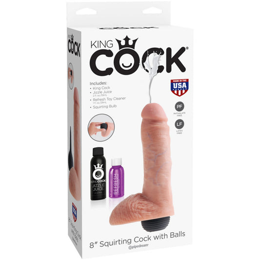 Pipedream King Cock Squirting Boşalabilir 20 Cm Amerikan Penis