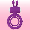 Erox The Cock Ring Nuo Rabbit Klitoral Titreşimli Penis Halkası-Purple