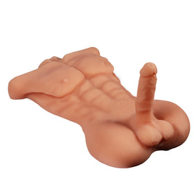 Xise Daniel Yarım Vücut Realistik Penisli Erkek Masturbator XS-MA30008-Flesh