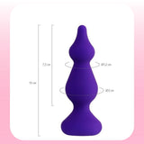Erox The Anal Fantasy Ribbed Heyx 3 Boğumlu Filexible Silikon Plug