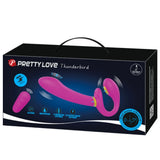 Pretty Love Thunderbird Elektro Şok Strapless Strapon
