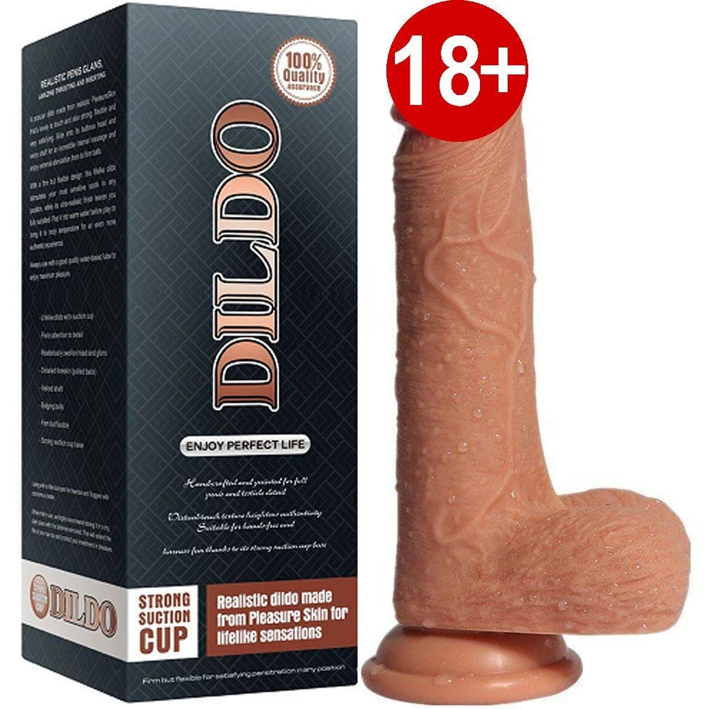 Dildo Series Small Dean 18 cm Natural Et Doku Realistik Penis
