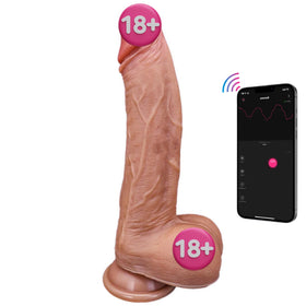 Erox The Dick 4 İn 1 Çok Fonksiyonlu Hareketli ve Telefon Kontrollü Dildo
