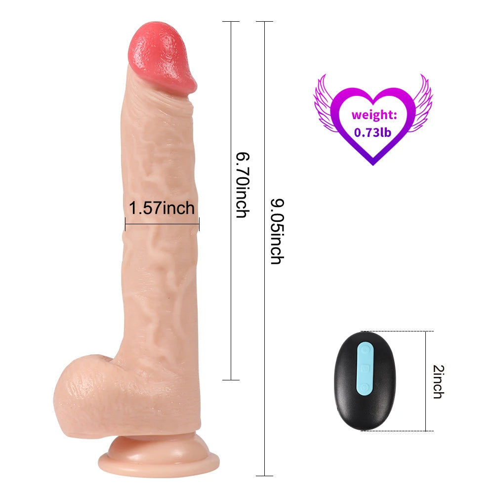 Shequ Jeff Swaying 23 Cm Hareketli Dönebilen Realistik Penis