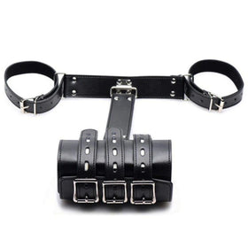 Erox Fetish Fantasy Series Leather Harness Arm Binder Bağlama Seti