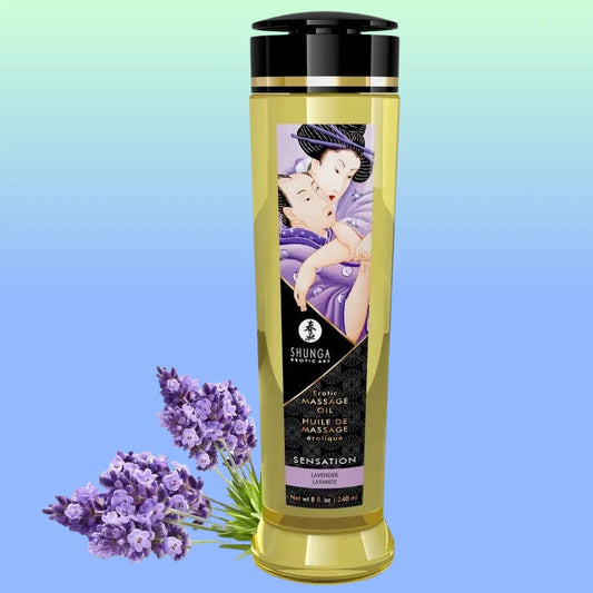 Shunga Massage Oil Lavanta Aromalı Masaj Yağı 240 Ml.