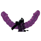 Pipedream Fetish Fantasy Double Delight Straples Biseksüel Dildo Mor