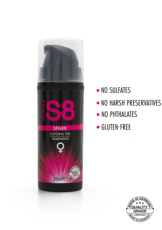 S8 Spark Clitoral Isıtıcı Etkili Klitoral Jel 30 Ml