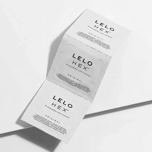 Lelo Hex Box 3 Pcs. Doğal Lateks Prezervatif Kondom