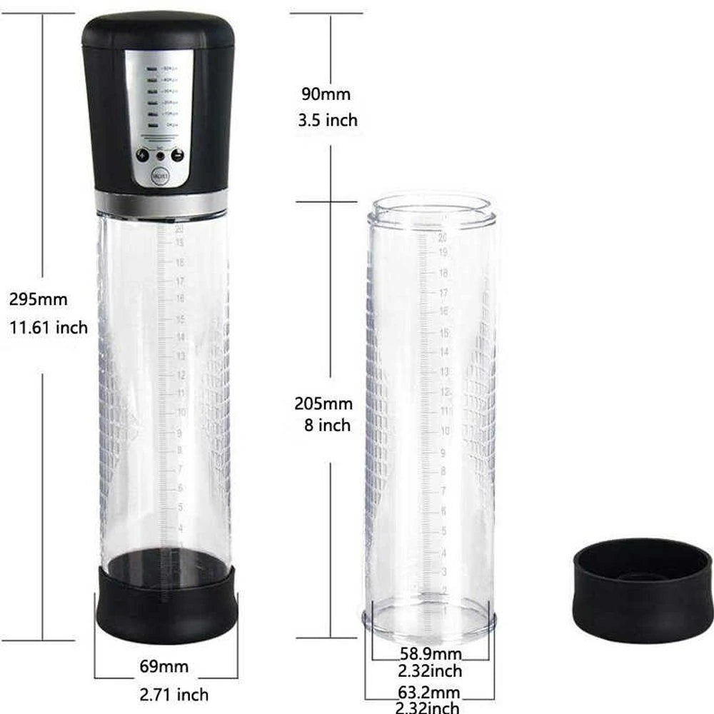 Erox Canwin Rechargeable Men Penis Pump Otomatik Penis Pompası