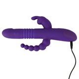 Sweet Smile Thrusting Pearl Triple İleri Geri Hareketli 3 Bölge Uyarıcılı Vibratör