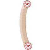 Doc Johnson Jr. Veined 30 Cm Çift Taraflı Realistik Jel Penis-Ten