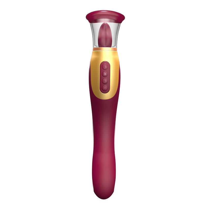 Erox Luxury Tongue Vibe 2 İn 1 G-Spot ve Dil Vibratör