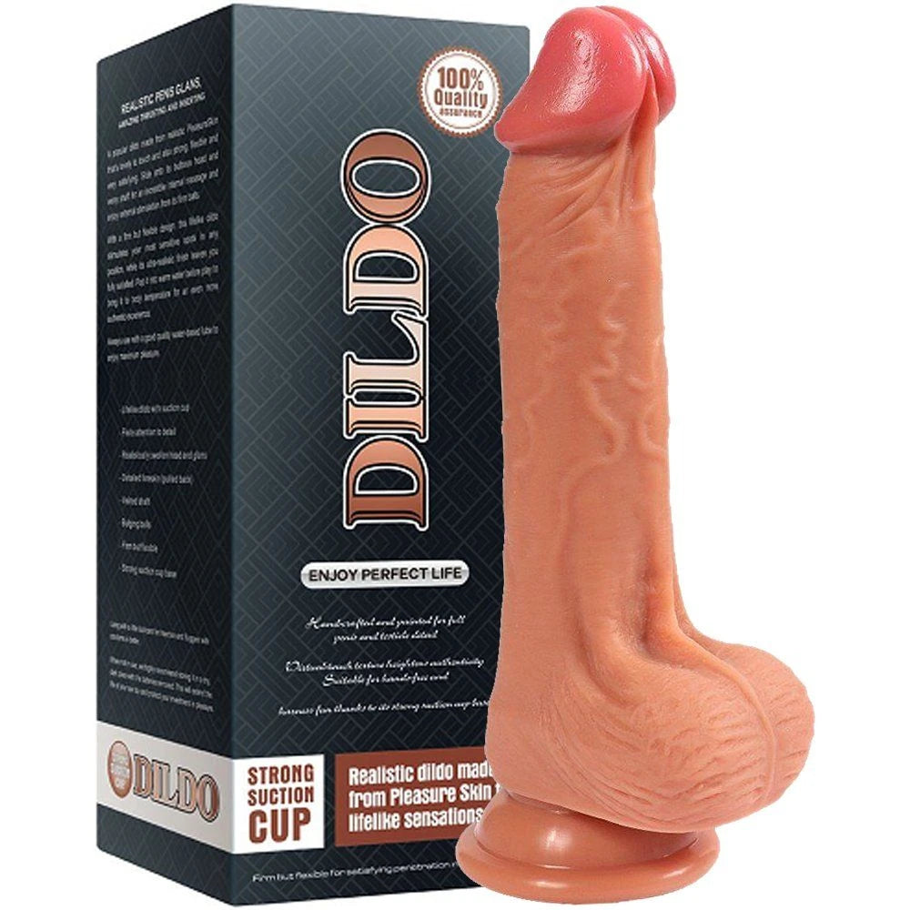 Shequ Dildo Series Jack Natural Doku 20 Cm Realistik Penis