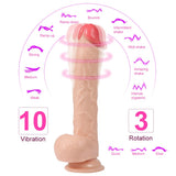 Shequ Jeff Swaying 23 Cm Hareketli Dönebilen Kemerli Realistik Penis