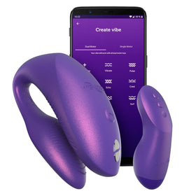 We-Vibe Chorus Pro App-Controlled Couples Vibratör-Purple