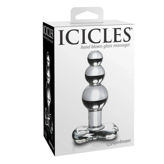 Pipedream İcicles No. 47 Hand Blown Glass Massager Cam Anal Plug