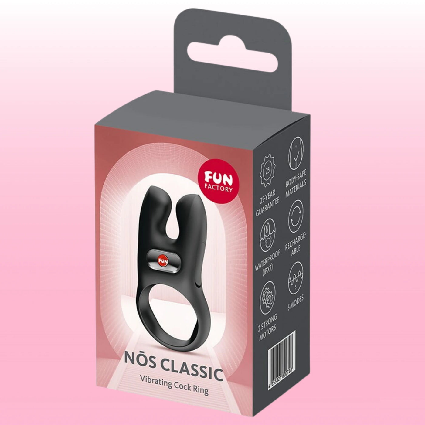 Fun Factory Nös Cock Ring Şarjlı Klitoral Penis Halkası