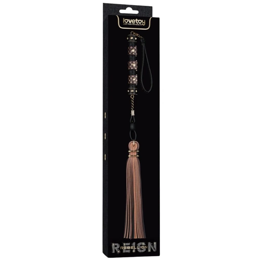 Lovetoy Rebellion Reign Flogger 45 Cm Sentetik Deri Kırbaç LV761210