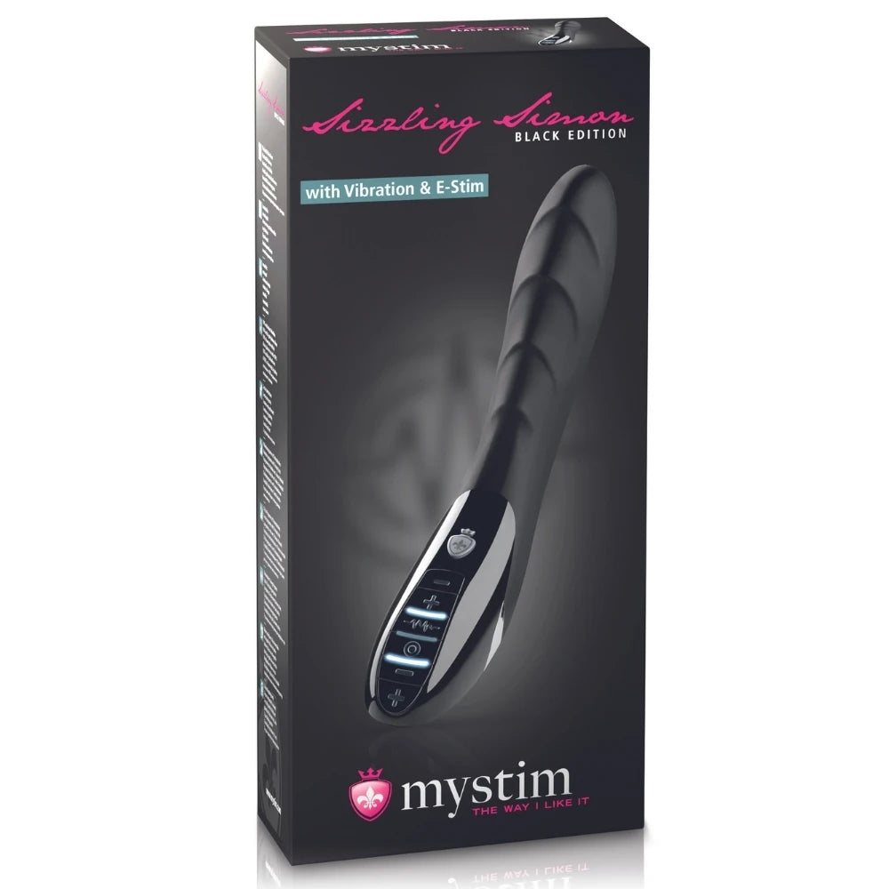 Mystim Sizzling Simon Estim Elektro Şok G-Noktası Vibratör