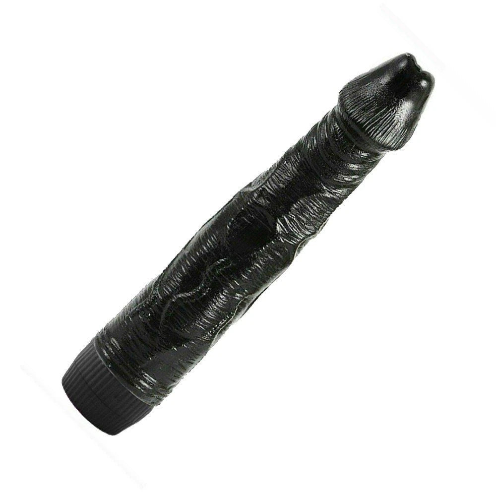Erox Vibes Black Kademeli Titreşimli Jel Vibratör 23 Cm