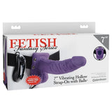 Fetish Fantasy Series 7 İnch Vibrating Hollow Strap-On Titreşimli İçi Boş Kemerli Penis