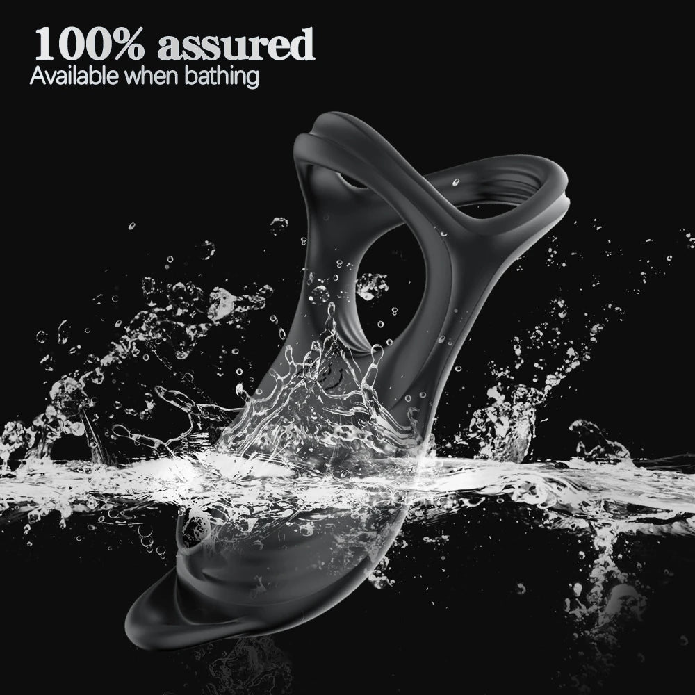 Erox The Cock Ring Thicken Widen Uzaktan Kumandalı Klitoral Penis Halkası