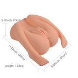 Boby Sexy Ass Çift Girişli Realistik Yarım Vücut Kalça Mastürbatör