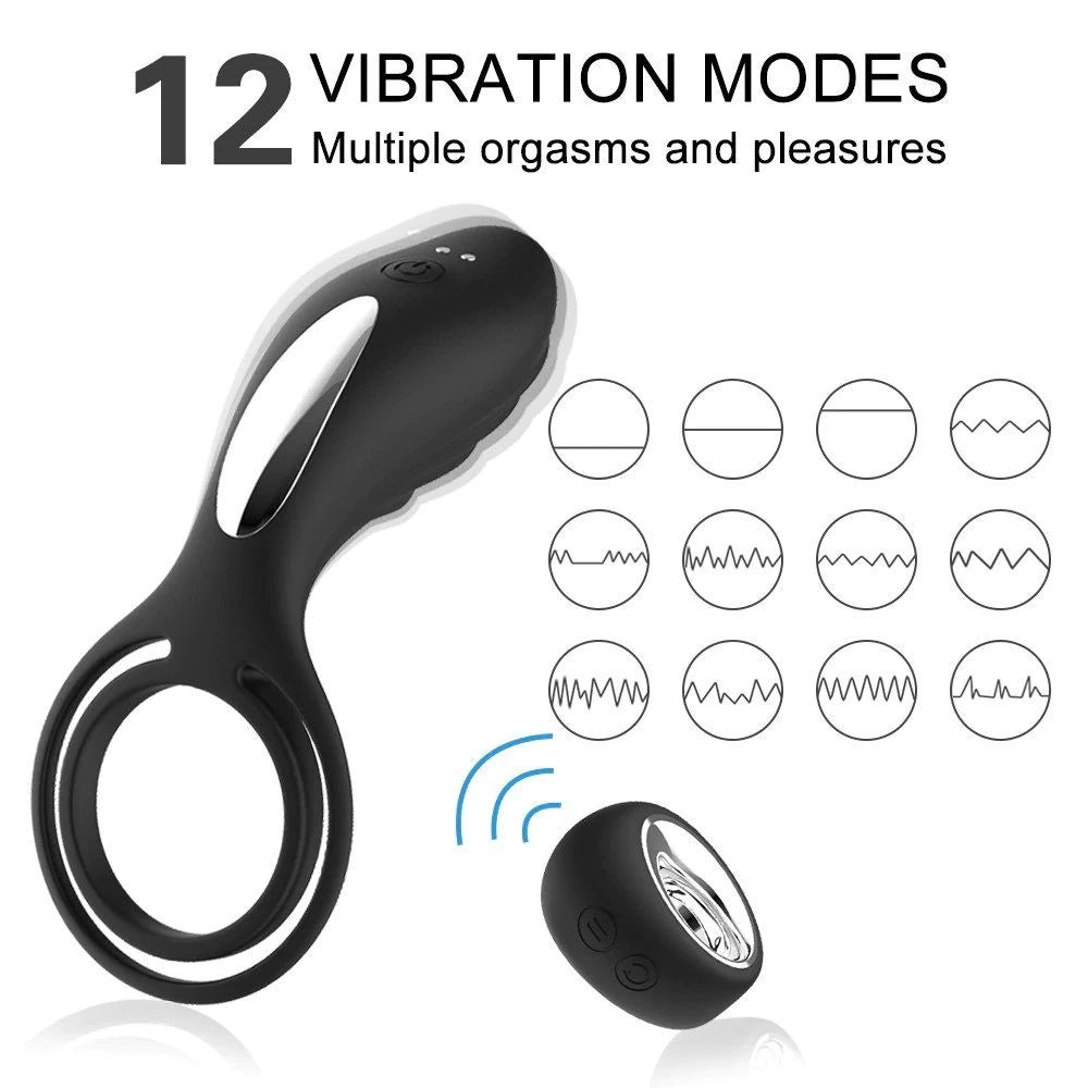 Erox The Cock Ring Private Body Safe Çok Yönlü Uzaktan Kumandalı Penis Halkası