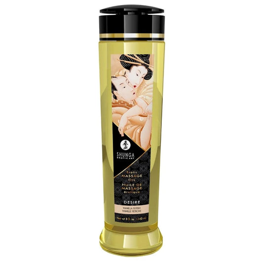 Shunga Massage Oil Vanillia Aromalı Masaj Yağı 240 Ml.