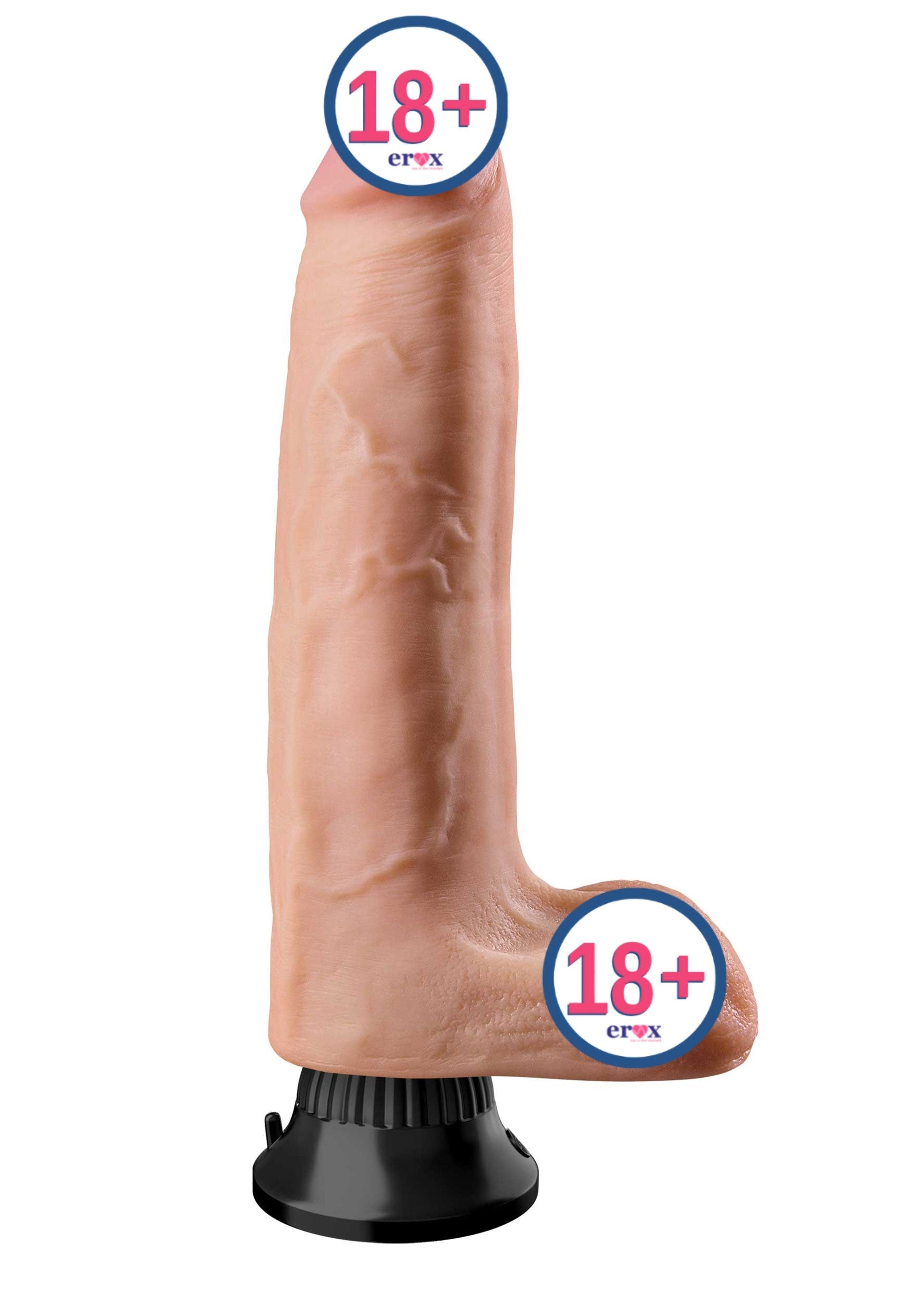 Pipedream Real Feel Deluxe No:10 Ultra Yumuşak 25 Cm Titreşimli Vibratör