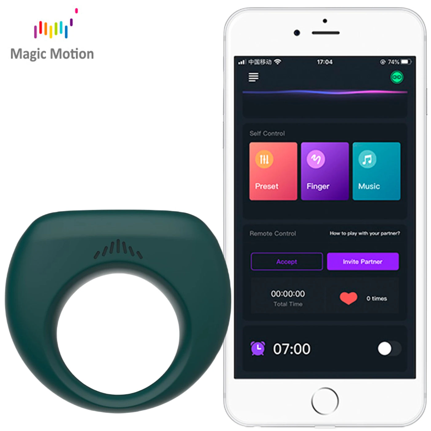 Magic Motion Dante II Smart Telefon Kontrollü Penis Halkası