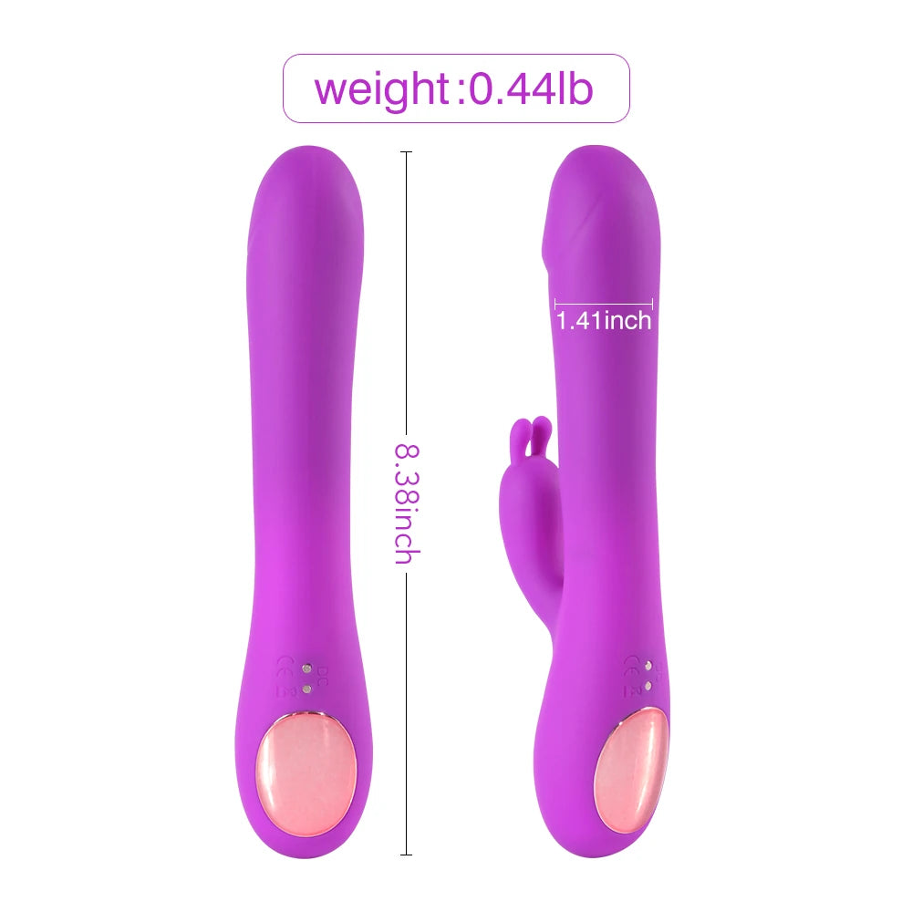Shequ Mat Vibe Dönebilen Hareketli Klitoral Rabbit Vibratör SQ-V10091