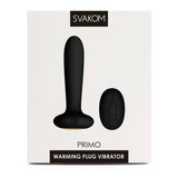 Svakom Primo Heating Butt Plug Isıtmalı Anal Vibratör-Black