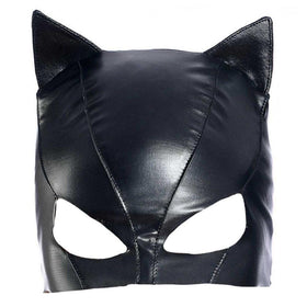 Erox Fetish Fantasy Deri Kedi Kız Maskesi