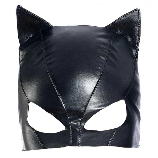 Erox Fetish Fantasy Deri Kedi Kız Maskesi