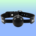 Erox Fetish Fantasy Series Master Blix Ball Gag Deri Ağız Topu-Siyah