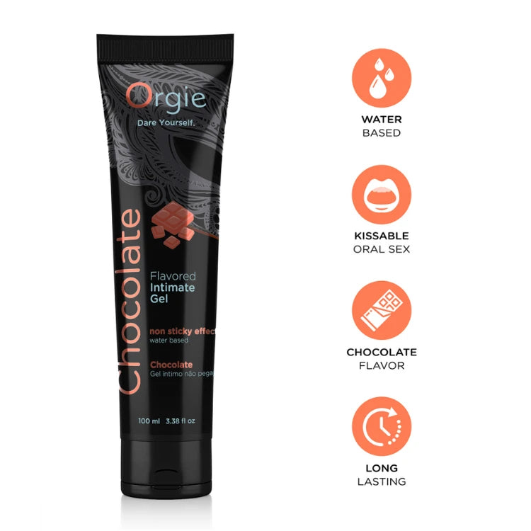 Orgie Chocolate Flavored İntimate Gel Çikolatalı Kayganlaştırıcı Jel 100 Ml.