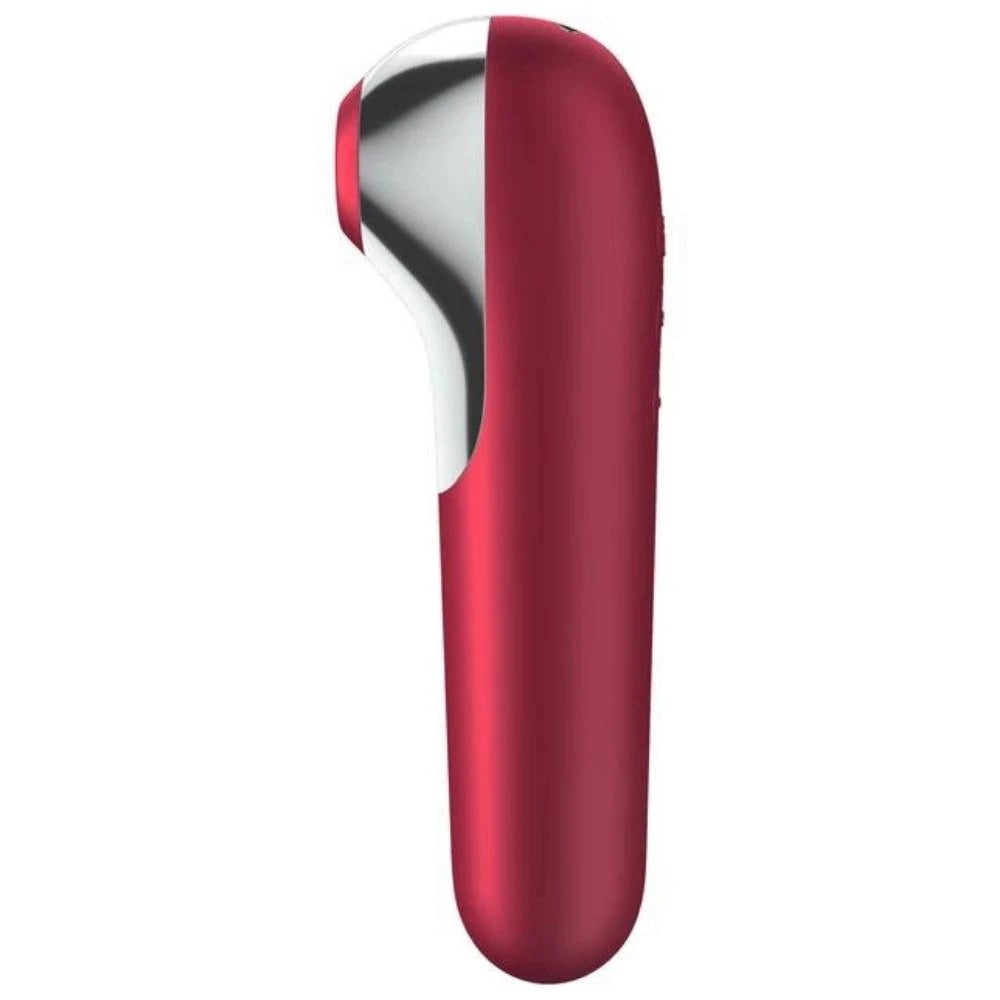 Satisfyer Dual Love Telefon Kontrollü Emiş Güçlü Vibratör-Red