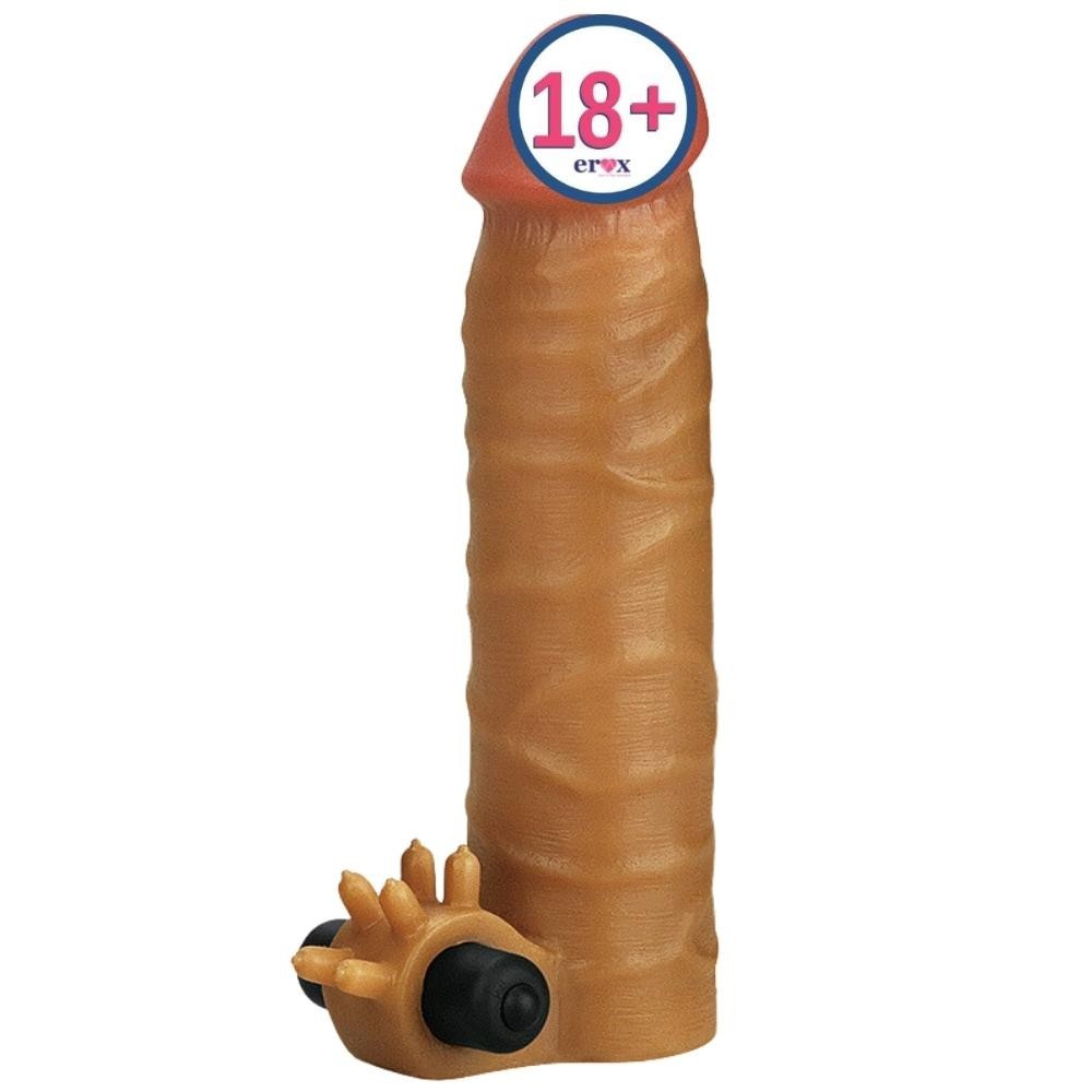 Lovetoy Nature Extender Klitoris Uyarıcı Et Doku Melez Penis Kılıfı