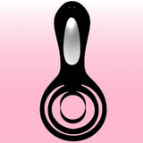 Erox The Cock Ring Clitoral Stimulation Penis Kafesi-Black
