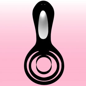 Erox The Cock Ring Clitoral Stimulation Penis Kafesi-Black