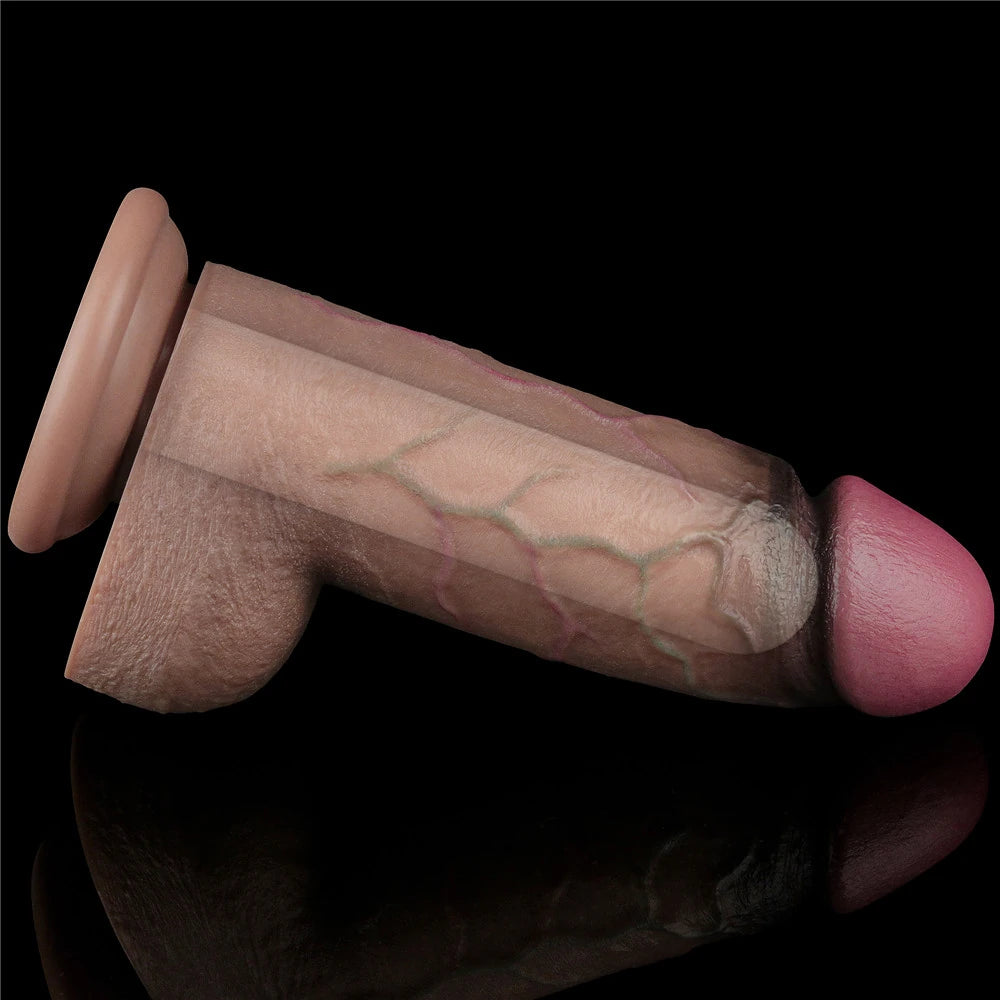 Lovetoy Dual Layered Silicone Cock 25 Cm Realistik Penis LV411061