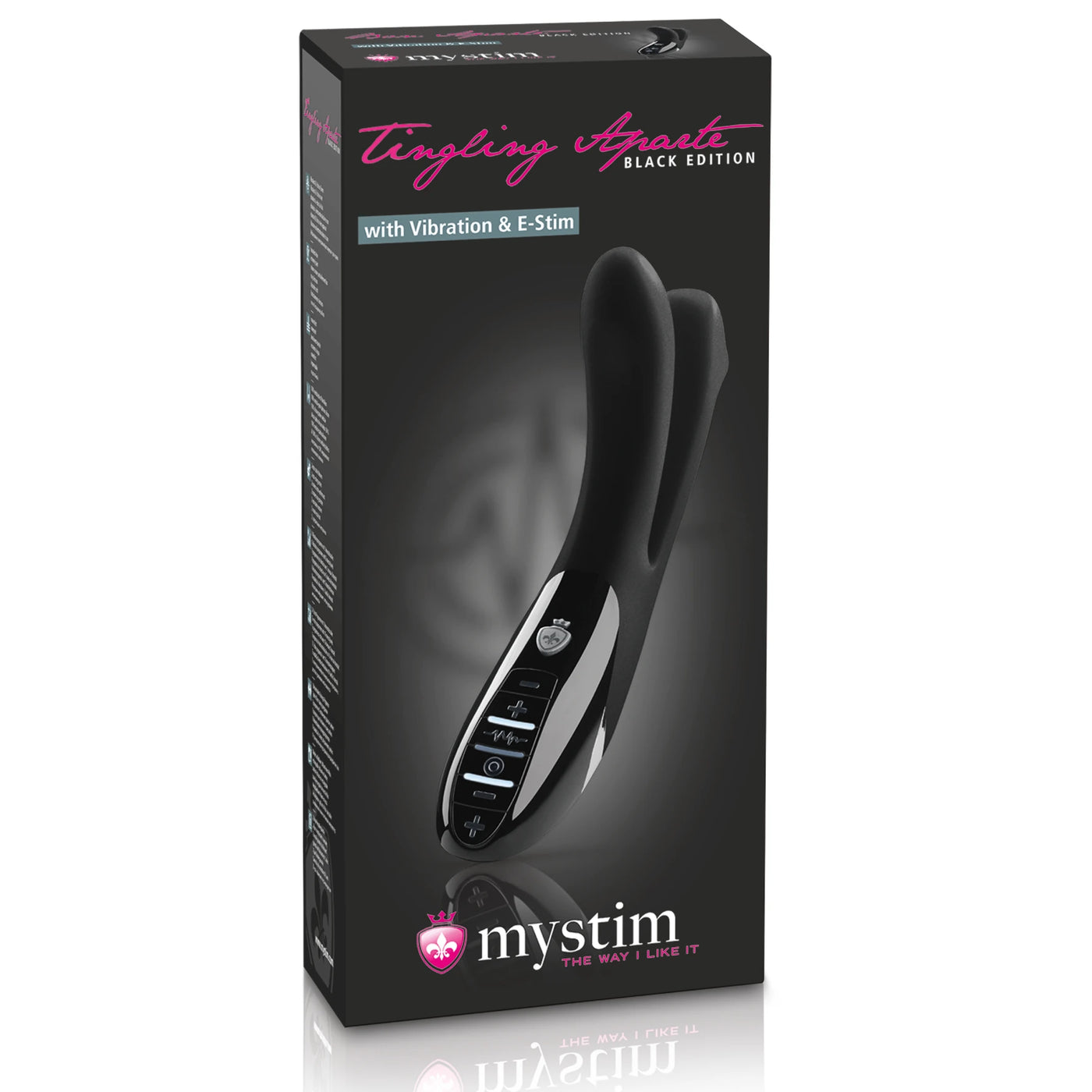 Mystim Tingling Aparte Estim Elektro Şok Çift Taraflı Vibratör