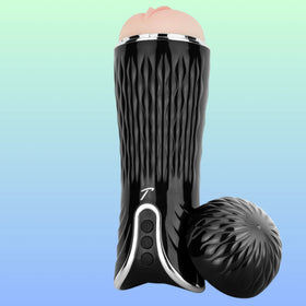 Teazers Electric Ribbed Titreşimli Mastürbatör