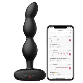 Lovense Ridge Telefon Kontrollü ve Hareketli Anal Boncuk