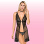 Erox Night Wear Sexy Dress Dantelli Seksi Gecelik